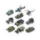 thumbnail image 2 of Carros De Juguete 10 Pz Lab.G Verde, 2 of 5