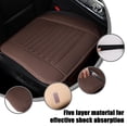 thumbnail image 4 of Funda universal para asiento delantero de coche, de piel transpirable, con almohadilla para el asiento. Protectores de piel sintética para asientos de vehículos universales., 4 of 8