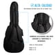 thumbnail image 2 of PAQUETE Estuche para guitarra clásica, Funda para guitarra, Gig bag , guitar case para trasporte y protección, color negro bordes grises + Tahali strap correa guitarra Kidam  GUITAR FIRE, 2 of 5