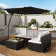 thumbnail image 2 of Sombrilla Lateral Tipo Cantilever para Jardín y Terraza | Parasol Exterior con Base Cruzada, 2 of 9