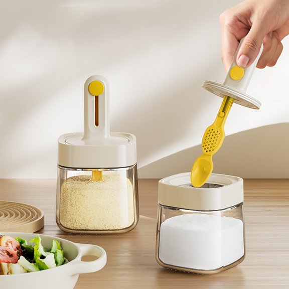 Tarros de cristal organizadores de especias de 350 ml, tarros para especias, frascos pequeños para especias, fáciles de usar, conservan alimentos secos, para cocina y comedor, tarros de