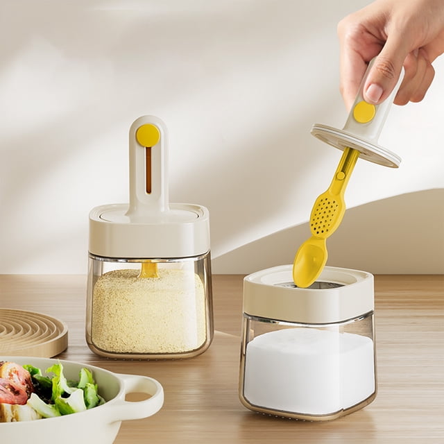 Tarros de cristal organizadores de especias de 350 ml, tarros para especias, frascos pequeños para especias, fáciles de usar, conservan alimentos secos, para cocina y comedor, tarros de