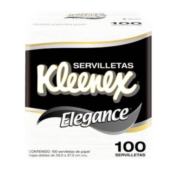 Servilletas Kleenex Elegance 100 pzas