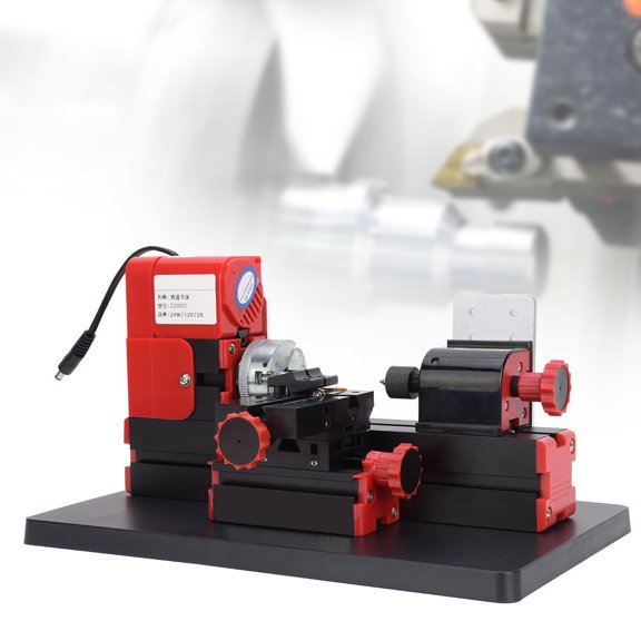 Tornos Mini máquina de torno motorizada herramienta eléctrica de bricolaje 20000rpm 24W Z20002 Enchufe de EEUU UU 100-240V ANGGREK  Otros