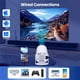 thumbnail image 5 of Miniproyector con WIFI 6 y Bluetooth, Proyectores Portátiles 4k 1080P, Pantalla Giratoria de 180°, Proyector de Películas, 5 of 10