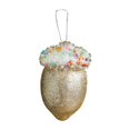 thumbnail image 1 of Adornos para árbol de Navidad, decoraciones navideñas, bricolaje, lindo y dulce adorno para árbol de Navidad. Bellota dorada, 1 of 9