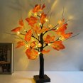 thumbnail image 1 of Decoraciones de Halloween Halloween arce árbol Harvests festival árbol luces LED amarillo arce hoja interior decoración luces fiesta evento festivo Ambience decoración escena luminoso árbol, 1 of 5