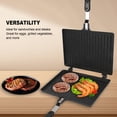 thumbnail image 3 of Sandwichera De Mano, Parrilla Para Estufa Panini Maker Pan Negro Desmontable Para Cocina Casera, 3 of 7