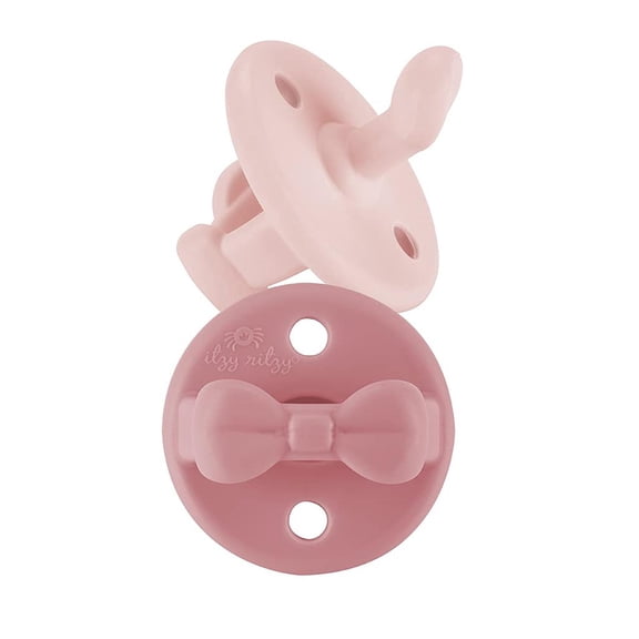 Chupetes de Silicona Ortodónticos Itzy Ritzy Zapatillas de Ballet y Onagra para Bebés de 6 a 18 Mese