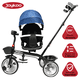 thumbnail image 3 of Carriola tipo Triciclo para Niños Asiento Giratorio 360 JOYKOO Reclinable Luz Sonido - Azul, 3 of 7
