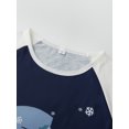 thumbnail image 4 of Pijamas navideñas familiares a juego con estampado de muñecos de nieve y copos de nieve. Conjuntos navideños familiares a juego., 4 of 9