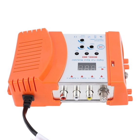 Modulador AV A RF, Niveles De Salida Ajustables Modulador De Vídeo Y Sonido Integración Perfecta Para Cámaras Consolas De Videojuegos