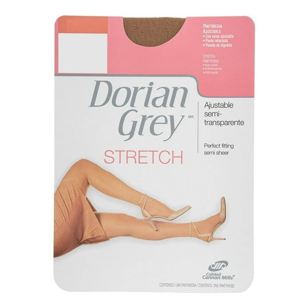 Pantimedia Dorian Grey para Mujer, Stretch Natural Bronce Talla M