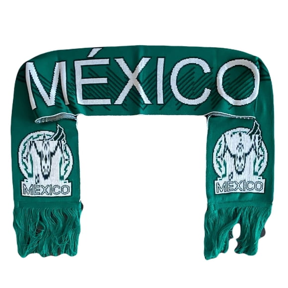 Bufanda Futbol Soccer Mexico Seleccion Mexicana Verde