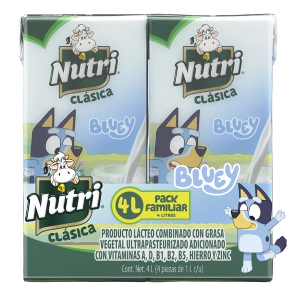 Producto lácteo Nutri UHT entera 4 pzas 1 l c/u
