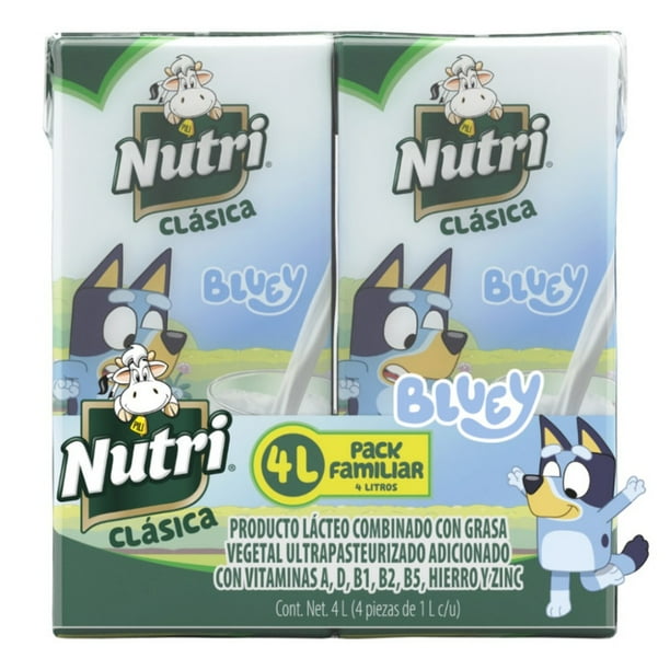 Producto lácteo Nutri UHT entera 4 pzas 1 l c/u