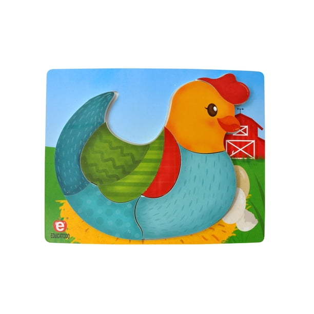 Rompecabezas La Gallina 21.5 X 17 Cm