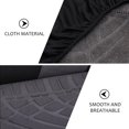 thumbnail image 3 of unbranded 1Jgo Funda De Asiento Para Auto Gris Con A Rayas Transpirable Y Compatible Con Bolsa De Aire, 3 of 6