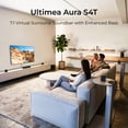 thumbnail image 2 of ULTIMEA Aura S4T Barra de Sonido para TV 7.1ch con 4 Bocinas Envolventes, Sistema Envolvente Sound con Subwoofer de 5.25", Control por App, Bluetooth 6.0, HDMI/OPT/AUX, Potencia Máxima 350W, 2 of 15