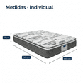 thumbnail image 2 of Colchon Individual Restonic Ortopedico Ultra Confort  2 Almohadas Premium Sabanas Frias, 2 of 12