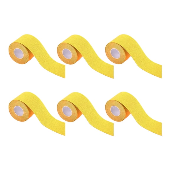 Cinta de Kinesiología Sonducket 6 Rollos Protección Muscular Efectiva Amarillo Type2 NO2