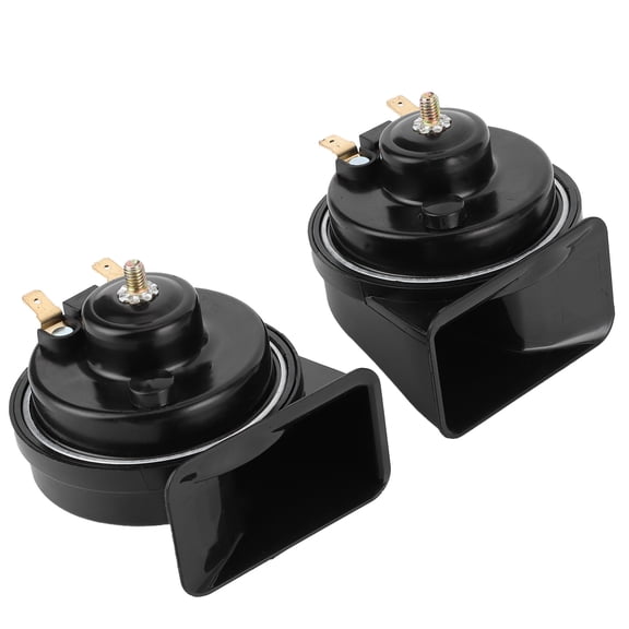 Par De Coches 410/510Hz Bocina De Caracol Sirena Tono Alto Y Bajo 110125db Sonido Fuerte Impermeable Para Coche De 12V ATV UTV