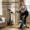 thumbnail image 3 of MERACH Bicicleta de Ejercicio Plegable, Bicicleta de Ejercicio con Pantalla LCD, Bicicleta de Fitness Magnética para el Hogar con Asiento Cómodo, Ahorro de Espacio, Entrenamiento Cardiovascular,, 3 of 8