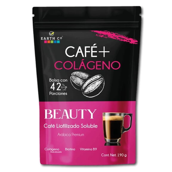 Café Soluble Liofilizado con Colágeno y Biotina – Bebida Funcional (42 tazas)