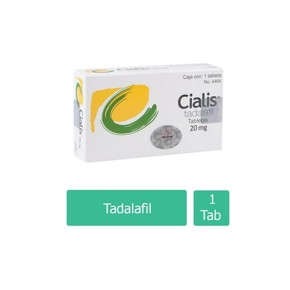 Cialis 20 mg, 1 tableta