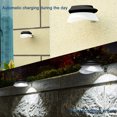 thumbnail image 4 of Xihbxyly Farola Solar, Iluminación Exterior Impermeable Ip65, Foco Led con Sensor de Movimiento, Ahorro de Energía, Montaje Ajustable, Iluminación para Jardín, Patio y Vallas, Tamaño 13,3 X 12,7 X 6,, 4 of 7