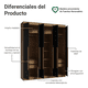 thumbnail image 3 of Ropero Closet Madesa Venus 6 Puertas 4 Cajones 180cm MN, 3 of 7