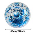 thumbnail image 2 of 24"/16" Large Inflatable Glitter Pool Beach Ball for Summer Beach Pool Party, 2 of 3