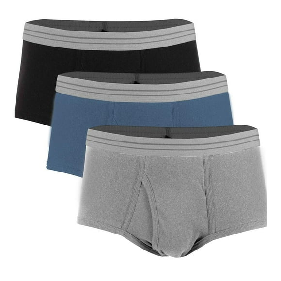 Trusa Rinbros para Hombre, Algodón Multicolor Talla G, 3 Piezas