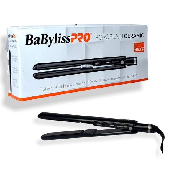 Plancha Para Cabello Babyliss Pro Porcelain Ceramica 9557