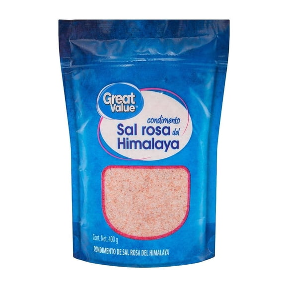 Condimento Great Value de sal de rosa del Himalaya molida 400 g