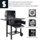 thumbnail image 5 of SIGN Asador De Carbon Bbq Parrilla Premium Con Llantas Transportadoras Y Termómetro Disfruta De Una Parrillada Para Toda La Familia Temperatura Ajustable Mesas Laterales Acero Inoxidable, 5 of 9