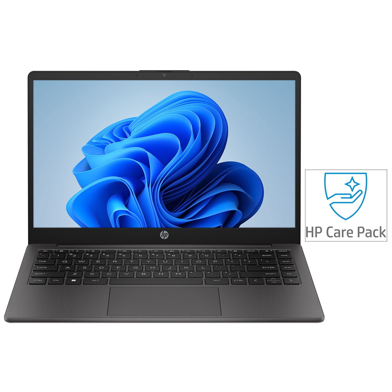 Laptop HP 240 G10: Intel Core i3 N305, RAM 16GB DDR4, SSD de 512GB, Pantalla de 14" LED HD (1366 x 768), S.O. Windows 11 Home.