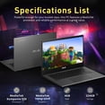thumbnail image 3 of Ordenador portátil ASUS Chromebook CM1402 14 FHD antirreflectante de 4 GB/224 GB, 3 of 5