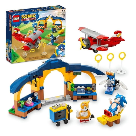 Set LEGO Sonic Taller y Avion Tornado de Tails 76991