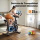 thumbnail image 5 of MERACH Bicicleta Fija para Casa, Bicicleta Spinning con App Gratuita, Transmisión por Correa Silenciosa, Volante de 35 lb, Asiento Cómodo, Soporta hasta 137kg, 5 of 9