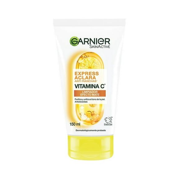 Limpiador facial Garnier skin active express aclara tono uniforme 148 g