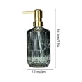 thumbnail image 3 of CaiYueKe Glass Soap Dispenser with Rust Proof Pump, Refillable Kitchen Soap Dispenser for Dish Soap, Soap Dispenser Bathroom for Hand soap, Lotion, Body Wash, 3 of 7