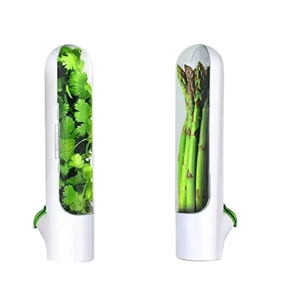 2pcs Almacenamiento Cocina Cajón Para Verduras Frutas Xtellar blanco