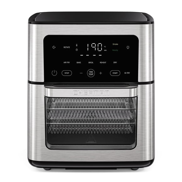 Freidora de Aire Multifuncional Chefman 12 L con Horno Tostador | 5 Funciones y Pantalla Digital