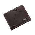 thumbnail image 2 of Cartera de cuero Cartera delgada para hombres con clip para dinero Cartera simple con doble pliegue Carteras para hombres con compartimento para tarjetas de crédito Cartera para hombres con monedero O, 2 of 6