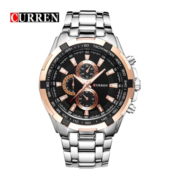 Reloj Curren KRE02192001 plateado Hombre Cuarzo