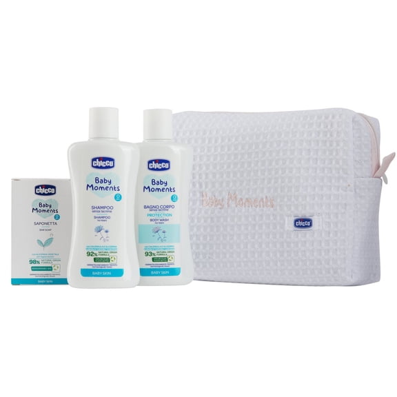 Chicco Baby Moments Set de Regalo Dermatologico Pañalera