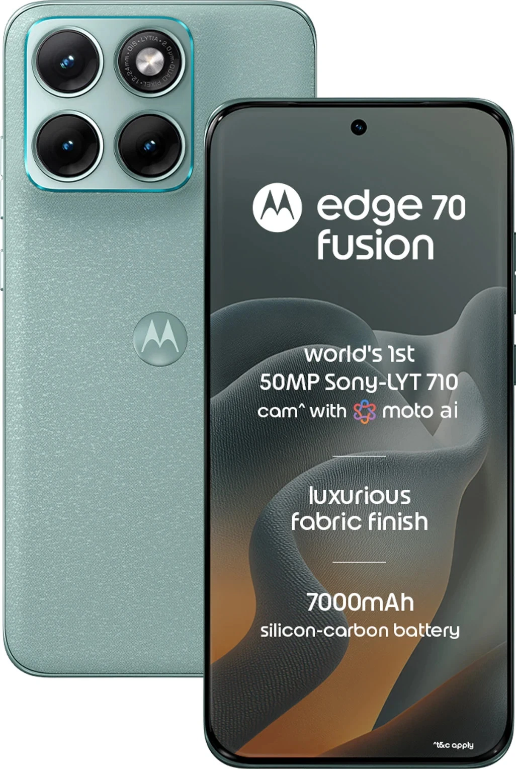 Motorola Edge 70 Fusion 5G (8/256GB) Verde (Blue Surf)