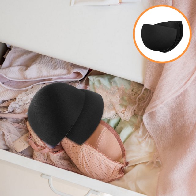 Hytrove Cups Removibles Para Sin En Color Negro Para Uso Diario Cómodo