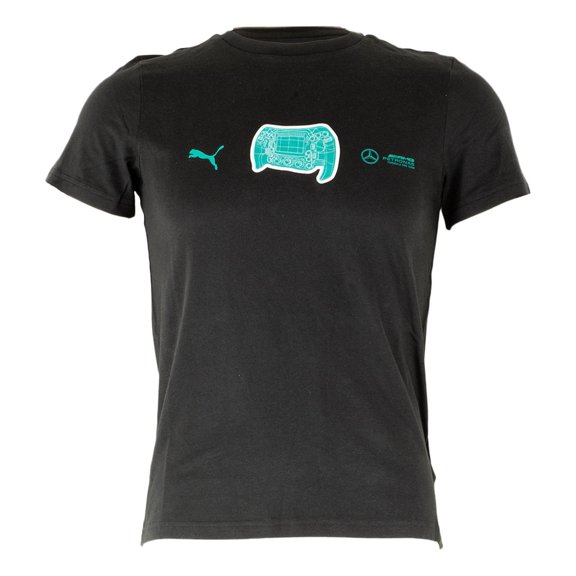 Playera Puma Niños Mercedes Amg Formula 1 Motorsport Negro negro S